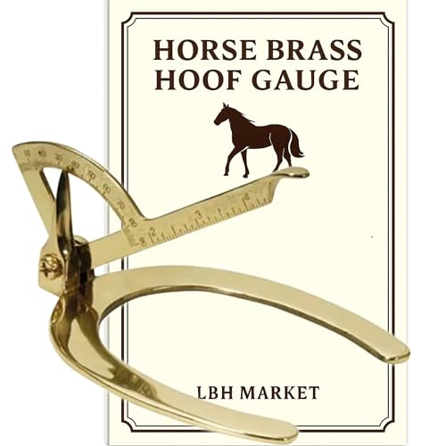 LBH MARKET Profi Messing Hufmesser Hufwinkel und Zehenlänge von LBH MARKET