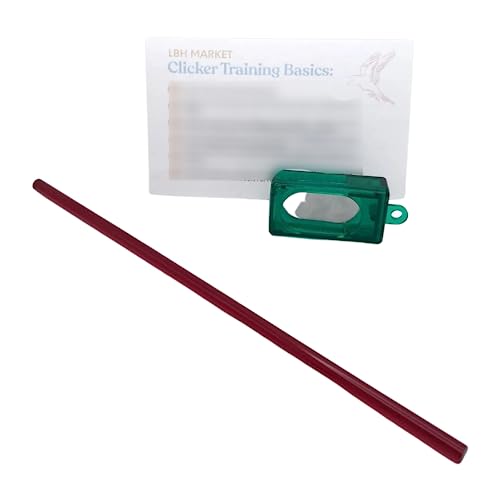 LBH MARKET Vogel-Klicker-Trainingsset mit Haustier-Klicker und Stab – ideal für Bonding- und Trick-Training von Vögeln LBH MARKET Vogel-Klicker-Trainingsset mit Haustier-Klicker und Stab – ideal für Bonding- und Trick-Training von Vögeln von LBH MARKET