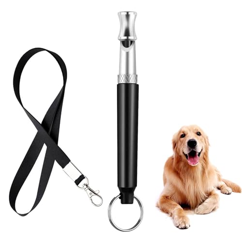 LBJFYHJN Hundepfeife Hochfrequenz Lautlos – Ultrasonisches Anti-Bell-Hunde-Zubehör mit Lanyard, Verstellbares Hundepfeife für alle Rassen - Schwarz LBJFYHJN Hundepfeife Hochfrequenz Lautlos – Ultrasonisches Anti-Bell-Hunde-Zubehör mit Lanyard, Verstellbares Hundepfeife für alle Rassen - Schwarz von LBJFYHJN