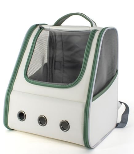 LCKJLJ Haustier-Rucksäcke, atmungsaktiv und bequem, Katzen-Reisetasche, Katzen- und Hundeausflugsrucksack, Haustierbedarf (grün) von LCKJLJ