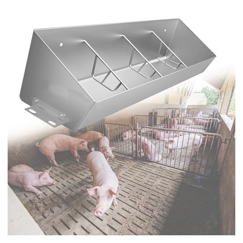 Futtertrog für Nutztiere Viehfuttertrog for Schweine, Ziegen und Rinder(Hold 4 Pigs) von LCUVIMPEX
