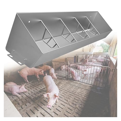 Futtertrog für Nutztiere Viehfuttertrog for Schweine, Ziegen und Rinder(Hold 5 Pigs) von LCUVIMPEX