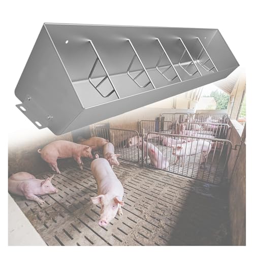 Futtertrog für Nutztiere Viehfuttertrog for Schweine, Ziegen und Rinder(Hold 6 Pigs) von LCUVIMPEX