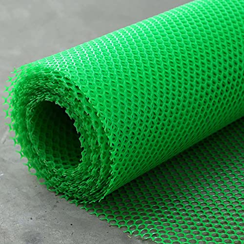 Schutz für Plastikdrahtzäune, Zäune for Haustiere, Geflügelnetz, Kunststoff-Drahtgeflecht, Balkon-/Hof-/Terrassennetz, Schwarze und sechseckige Löcher, Pflanzen, Gartennetz(0.4x5m/1.3x16.4ft) von LCUVIMPEX