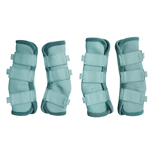 Fliegenstiefel für Pferde, perfekt für Pferdebeinbandagen und maximalen Fliegenschutz für Pferde, 4 Stück (Blau, COB) von LEAFOREST