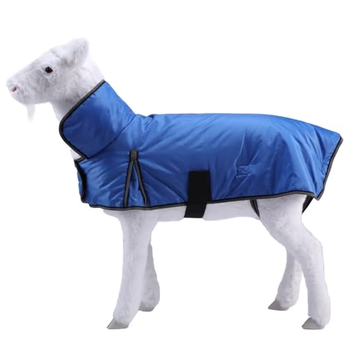 Ziegenmäntel Atmungsaktiv Vieh Schutz Ziege Decke Schafdecken Schafe Abdeckungen mit Hals XS von LEAFOREST