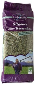 LECHBAUER: Allgäuer Bio-Wiesenheu NATURLAND 1,25Kg | Bio vom Gutshof (1er Pack) von LECHBAUER