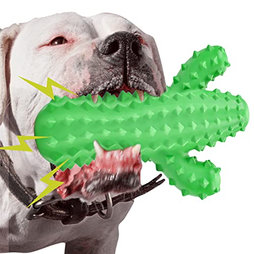 LECHONG Hundespielzeug für aggressive Kauer, Kaktus-Hundespielzeug für große kleine Hunde, interaktives Hundespielzeug für Langeweile, fast unzerstörbares Hundespielzeug für große Hunde von LECHONG