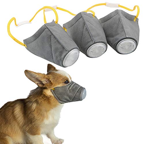 LEDDP Maulkorb Kleine Hunde Maulkorb Hunde Anti Bellen Maulkorb Maulkörbe Zu Verhindern Bellen Hund Mund Abdeckung Hund Maulkorb Kleine Weiche Maulkorb 3pcs,Medium von LEDDP