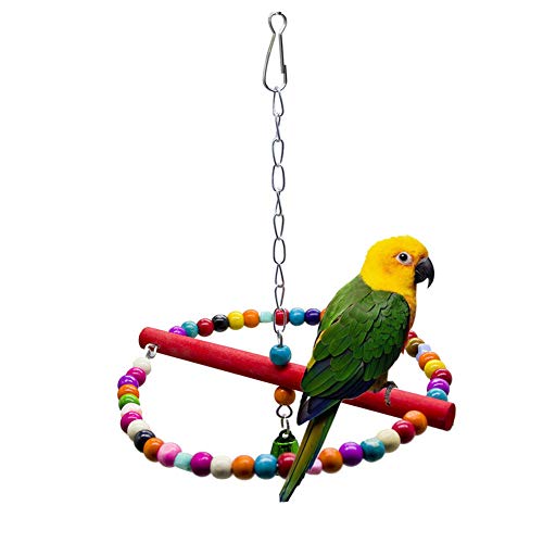 VogelkäFig ZubehöR Papageienspielzeug Vögel Spielzeug Papagei Sitzstangen Vogelspielzeug Für Papageienvögel Nymphensittich Spielzeug von LEDDP