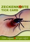 Zeckenkarte mit Lupe, Hülle und Kurzbeschreibung Zeckenkarte mit Lupe, Hülle und Kurzbeschreibung von LEDEO