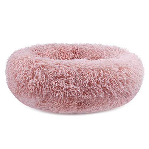 LEDGOO Hundebetten Katzenkörbchen Plüsch Weich Runden Katze Schlafen Bett Rosa katzenkorb zum schlafen LEDGOO Hundebetten Katzenkörbchen Plüsch Weich Runden Katze Schlafen Bett Rosa katzenkorb zum schlafen von YAMOOCO