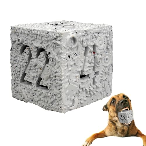LEBONBON Leckerlis Block Hundespielzeug für aggressive Kauer für große Hunde und kleine Hunde, interaktives Hundespielzeug, hält sie beschäftigt, Futterspender für alle Rassen von LEE BONBON