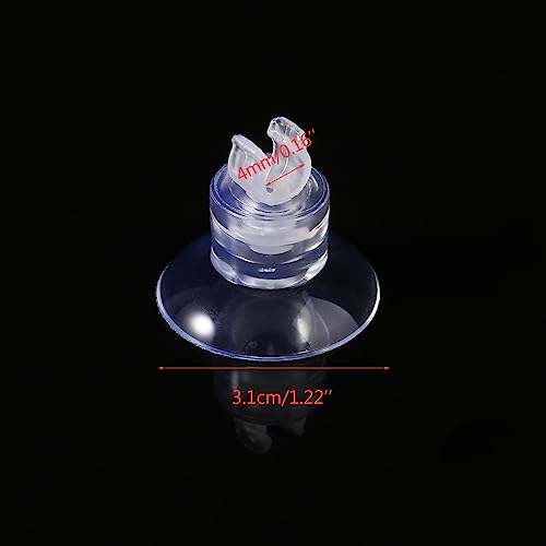 LEELOU 10pcs Ersatzsaugne Tasse Mit 0 2 Zoll Durchmesser Clip Für Aquariumluftrohrfische Für Panzerzubehör Klaren Trottelhalter von LEELOU