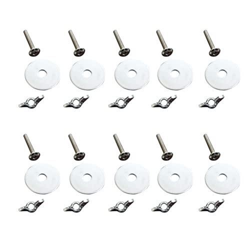 LEELOU 10pcs Vögel Barschhalter Papagei Hausschraube Und Muttern Vogelkäfigzubehör LEELOU 10pcs Vögel Barschhalter Papagei Hausschraube Und Muttern Vogelkäfigzubehör von LEELOU
