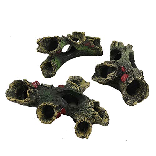 LEELOU Fischtank Landschaften Simulation Wasserbaum Rumpf Aquarium Dekoration Baum Rumpf Künstliche Ornamente Haustier Vorräte von LEELOU