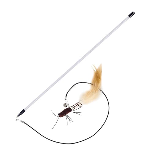 LEELOU Plüschlinienkatzen Stick Feline Entertainment Spielzeugkatzen Teaser Mit Rotierenden Flügel Für Gesunde Aktivitäten LEELOU Plüschlinienkatzen Stick Feline Entertainment Spielzeugkatzen Teaser Mit Rotierenden Flügel Für Gesunde Aktivitäten von LEELOU