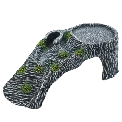 LEELOU Terrariums Beinplattform Schildkröten Sonnenbad Rampenlandschaft Aquarien Landschaftsgestaltung Dekorationen Höhle Fisch Schutz Ornament von LEELOU