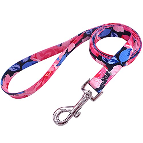 Hundeleine, bedruckt, Bohemian-Stil, langlebig, ethnischer Stil, Leine für kleine, mittelgroße und große Hunde, 1 Stück, GS, 1,5 cm Hundeleine, bedruckt, Bohemian-Stil, langlebig, ethnischer Stil, Leine für kleine, mittelgroße und große Hunde, 1 Stück, GS, 1,5 cm von LEEVUS