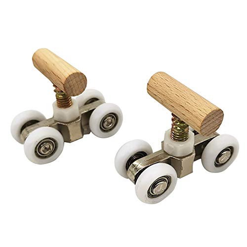 LEEVUS Bird Toys 2 Stück Papageien-Tisch-Mini-Rollschuhe für kleine, mittelgroße Papageien, Vogeltraining, Puzzlespielzeug von LEEVUS