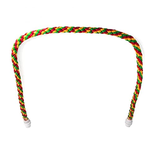 LEEVUS Vogelspielzeug, Vogelbeißspielzeug, mehrfarbig, Papageien, stehend, gewebtes Seil, Vogelspielzeug, biegbar, 105 cm LEEVUS Vogelspielzeug, Vogelbeißspielzeug, mehrfarbig, Papageien, stehend, gewebtes Seil, Vogelspielzeug, biegbar, 105 cm von LEEVUS