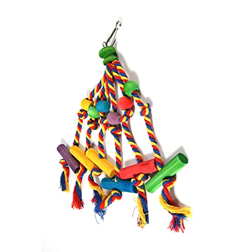 LEEVUS Vogelspielzeug, Vogelspielzeug, Baumwollseil, Papageienspielzeug, bissfest, Vogelreißspielzeug, Nymphensittiche, Trainingsspielzeug, 1 Stück LEEVUS Vogelspielzeug, Vogelspielzeug, Baumwollseil, Papageienspielzeug, bissfest, Vogelreißspielzeug, Nymphensittiche, Trainingsspielzeug, 1 Stück von LEEVUS