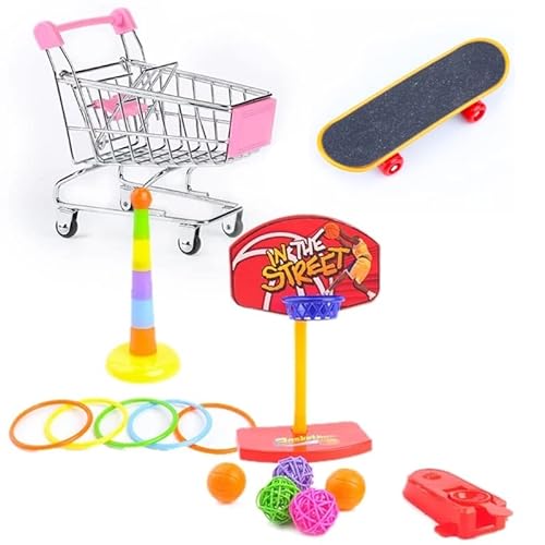 LEEVUS Vogelspielzeug, Vogelspielzeug für Sittiche, 4-teiliges Set, geeignete Größe, Kau- und Spielzeug, 1 Set von LEEVUS
