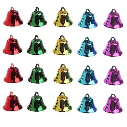 LEEVUS Vogelspielzeug, mehrfarbig, 20 Stück, für Haustiere, Vogelglocken, Windspiel für Papageien, Spielzeug, Edelstahl LEEVUS Vogelspielzeug, mehrfarbig, 20 Stück, für Haustiere, Vogelglocken, Windspiel für Papageien, Spielzeug, Edelstahl von LEEVUS