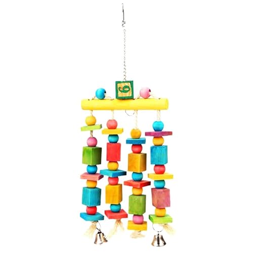 LEEVUS Vogelspielzeug für Papageien, Kauspielzeug, Vogel, Papageien, Blöcke, Knoten, Reißspielzeug, Vogelkäfig, Beißspielzeug, 1 Stück C LEEVUS Vogelspielzeug für Papageien, Kauspielzeug, Vogel, Papageien, Blöcke, Knoten, Reißspielzeug, Vogelkäfig, Beißspielzeug, 1 Stück C von LEEVUS