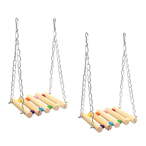 LEEVUS Vogelspielzeug für Papageien, Sittiche, Käfig, Hängematte, Spielzeug, Haustierzubehör, 2 Stück 01 LEEVUS Vogelspielzeug für Papageien, Sittiche, Käfig, Hängematte, Spielzeug, Haustierzubehör, 2 Stück 01 von LEEVUS