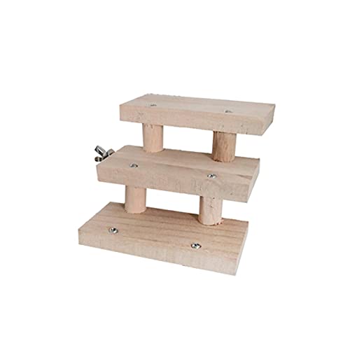 Vogelspielzeug, Hamsterleiter, Spielzeug, Papageien, Holzleiter, Spielzeug, Klettern, Treppen, Haustierspielzeug, Haustierkäfig, Zubehör, 1 Stück, 3 Leitern Vogelspielzeug, Hamsterleiter, Spielzeug, Papageien, Holzleiter, Spielzeug, Klettern, Treppen, Haustierspielzeug, Haustierkäfig, Zubehör, 1 Stück, 3 Leitern von LEEVUS