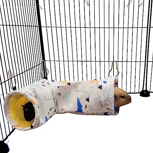 Großes Kaliber Meerschweinchen Ratten Tunnel Versteck & Hängematte Ratten Käfig Ecke Versteck Spielzeug für Meerschweinchen Frettchen Ratte Igel Piggy zum Verstecken und Shuttle (1. Großes Kaliber Meerschweinchen Ratten Tunnel Versteck & Hängematte Ratten Käfig Ecke Versteck Spielzeug für Meerschweinchen Frettchen Ratte Igel Piggy zum Verstecken und Shuttle (1. von LEFTSTARER