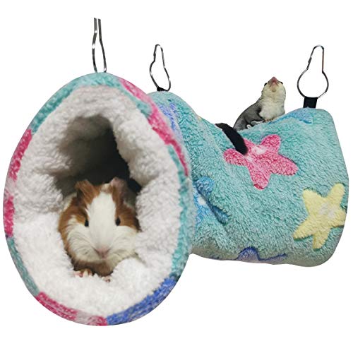 LEFTSTARER Hängetunnel für Kleintiere, Frettchen Hängematte Käfig Zubehör Zuckergleiter Spielzeug Hamster Bettwäsche für Chinchilla Eichhörnchen Meerschweinchen Ratten Spielzeug LEFTSTARER Hängetunnel für Kleintiere, Frettchen Hängematte Käfig Zubehör Zuckergleiter Spielzeug Hamster Bettwäsche für Chinchilla Eichhörnchen Meerschweinchen Ratten Spielzeug von Caseeto