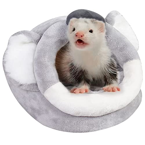 LEFTSTARER Igel Meerschweinchen Käfig Bett Kleintiere Haus Zubehör Meerschweinchen Spielzeug Haus Nest Hamster Supplies Habitat Frettchen Ratten (XL, 4 Koala) von LEFTSTARER