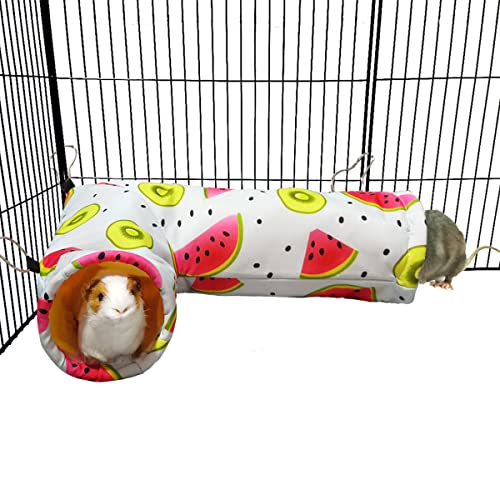 Meerschweinchen-Ratten-Ecktunnel & Röhren, zusammenklappbar, Durchmesser 9,9 cm, passend für Igel, Schweinchen, Hamster, Versteck und Shuttle, Eckversteck Tunnel für kleines Haustierspielzeug und Meerschweinchen-Ratten-Ecktunnel & Röhren, zusammenklappbar, Durchmesser 9,9 cm, passend für Igel, Schweinchen, Hamster, Versteck und Shuttle, Eckversteck Tunnel für kleines Haustierspielzeug und von LEFTSTARER