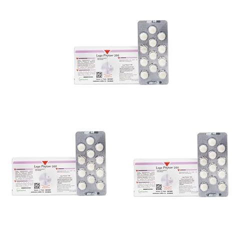 LEGA Phyton® 200 | 3er Pack | 3 x 24 Tabletten | Ergänzungsfuttermittel für Hunde und Katzen | Zur Unterstützung der Leberfunktion | Mit Silymarin aus der Mariendistelfrucht von Legaphyton