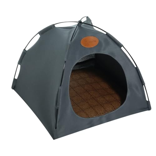 LEIDJGUN Katzenzelt Bett Tipi für Indoor Kleine Hunde Katzenhaus mit Kissen Foto Requisiten Haustier Zelt Hausbett LEIDJGUN Katzenzelt Bett Tipi für Indoor Kleine Hunde Katzenhaus mit Kissen Foto Requisiten Haustier Zelt Hausbett von LEIDJGUN