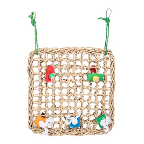 LEIDJGUN Vogel Futternetz Spielzeug Papagei Käfig Spielzeug Klettern Hängematte Hängen Für Hängematte Matte Für Vögel von LEIDJGUN