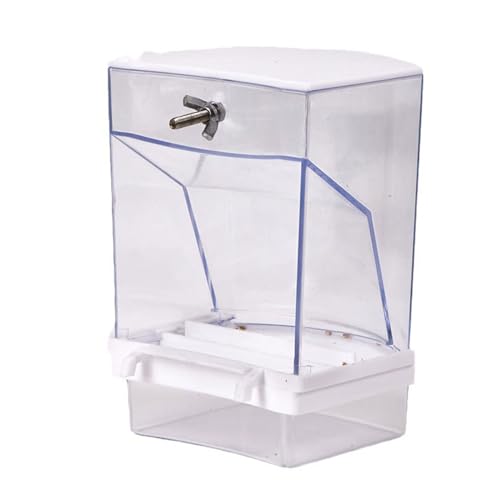 LEIDJGUN Vogelfutterbox Staubdichter Futterspender Spritzschutz Papageien Futter Futterspender Vögel Käfig Schraube Futterspender Durchsichtiger Futterbehälter LEIDJGUN Vogelfutterbox Staubdichter Futterspender Spritzschutz Papageien Futter Futterspender Vögel Käfig Schraube Futterspender Durchsichtiger Futterbehälter von LEIDJGUN