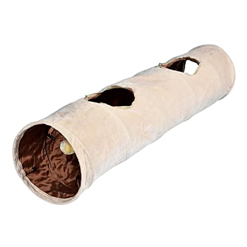 LEIDJGUN Zusammenklappbar Für Katzen Tunnel Röhrchen Kätzchen Tunnel Interaktive Spielzeugspitzenlöcher Für Kaninchen Halten Pet Von Langeweile Mit von LEIDJGUN
