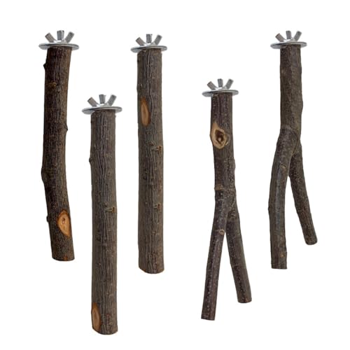 Vogelstange zum Schleifen von natürlichen Zweigen, Sitzstange für Papageien, Schleifen, Kratzer, Käfig, Spielzeug, Schleifen, Kratzer, Sitzstange Vogelstange zum Schleifen von natürlichen Zweigen, Sitzstange für Papageien, Schleifen, Kratzer, Käfig, Spielzeug, Schleifen, Kratzer, Sitzstange von LEIDJGUN