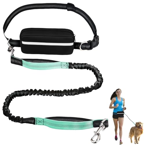 LEKEFETO Joggingleine für Hunde, Bauchgurt Hundeleine mit Reflektierende Nähte, 2 in 1 Joggingleine mit Dual Griffe, für Große und Mittelgroße Hunde, 120-183 cm LEKEFETO Joggingleine für Hunde, Bauchgurt Hundeleine mit Reflektierende Nähte, 2 in 1 Joggingleine mit Dual Griffe, für Große und Mittelgroße Hunde, 120-183 cm von LEKEFETO
