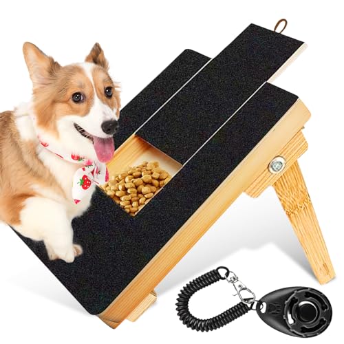 LEKEFETO Multifunktionale Krallenschleifer für Hunde: Hundekratzpad für Nägel mit Leckerlibox & Clicker-Hundetrainer, Schleifpapier Dog Scratch Board für Haustiernagel Care Sanding LEKEFETO Multifunktionale Krallenschleifer für Hunde: Hundekratzpad für Nägel mit Leckerlibox & Clicker-Hundetrainer, Schleifpapier Dog Scratch Board für Haustiernagel Care Sanding von LEKEFETO
