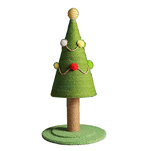 LELAMP Weihnachtsbaum Katze Klettergerüst Schleifkralle Katzenkratzbrett Haustier Möbel Dekorationen Kätzchen Kletterhaus von LELAMP