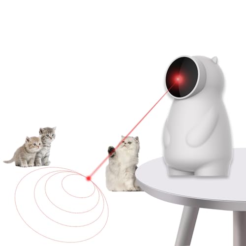 Katzenspielzeug, LED-Licht für Katzen, mit echter und wiederaufladbarer Flugbahn, Bewegungsaktivierung, automatisch, interaktives Spielzeug für Indoor-Katzen/Welpen/Hunde Katzenspielzeug, LED-Licht für Katzen, mit echter und wiederaufladbarer Flugbahn, Bewegungsaktivierung, automatisch, interaktives Spielzeug für Indoor-Katzen/Welpen/Hunde von LEMENG