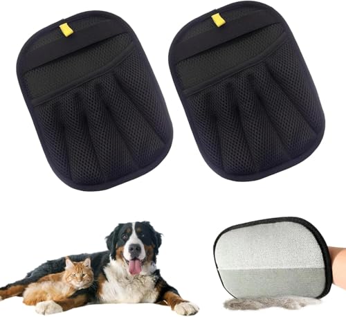 LENGAIJIN Tierhaarentfernungshandschuh für Katzen und Hunde, 2025 neue, verbesserte fünf-Finger-Elektrostatische Tierhaar-Handschuhe, wiederverwendbares Tierhaarentferner-Werkzeug für Kleidung, Couch LENGAIJIN Tierhaarentfernungshandschuh für Katzen und Hunde, 2025 neue, verbesserte fünf-Finger-Elektrostatische Tierhaar-Handschuhe, wiederverwendbares Tierhaarentferner-Werkzeug für Kleidung, Couch von LENGAIJIN