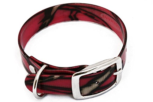 LENNIE BioThane Halsband, Dornschnalle, 19 mm breit, Größe 34-40 cm, Pink-Camouflage LENNIE BioThane Halsband, Dornschnalle, 19 mm breit, Größe 34-40 cm, Pink-Camouflage von LENNIE