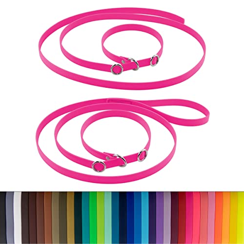 LENNIE BioThane Retrieverleine, 2m lang, Magenta, 16mm, 19mm, Handschlaufe, Stopperringe, Moxonleine LENNIE BioThane Retrieverleine, 2m lang, Magenta, 16mm, 19mm, Handschlaufe, Stopperringe, Moxonleine von LENNIE