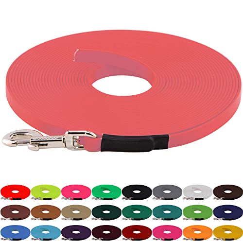 LENNIE BioThane Schleppleine, 13mm, Hunde 15-25kg, 1m lang, ohne Handschlaufe, Koralle, genäht LENNIE BioThane Schleppleine, 13mm, Hunde 15-25kg, 1m lang, ohne Handschlaufe, Koralle, genäht von LENNIE