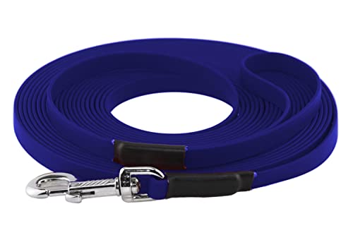 LENNIE BioThane Schleppleine, 15m mit Handschlaufe, Blau, 16mm für große Hunde, genäht LENNIE BioThane Schleppleine, 15m mit Handschlaufe, Blau, 16mm für große Hunde, genäht von LENNIE